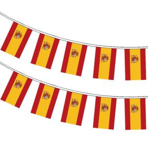 China 24 Country Teams Europe Flag Bunting 14x21cm Customized Shape factory