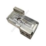 Grey Metal Custom Machined Parts Colorless Oxidation For Telecommunication