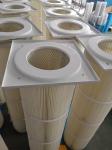 Cylindrical Dust Collector Cartridge Filter HV Material 99.9% Efficiency