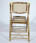 Modern Design Style Wood Rustic Bamboo Folding Outdoor Dining Chair for Event