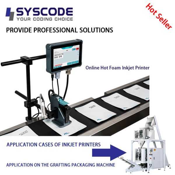 Syscode H200 GMP-compliant printer for expiry dates, batch numbers, and