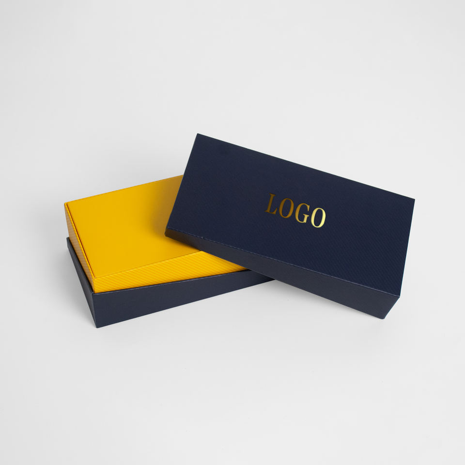 Custom Logo Eco Cardboard Gift Package Rigid Paper Box with Luxury Lid Base Material