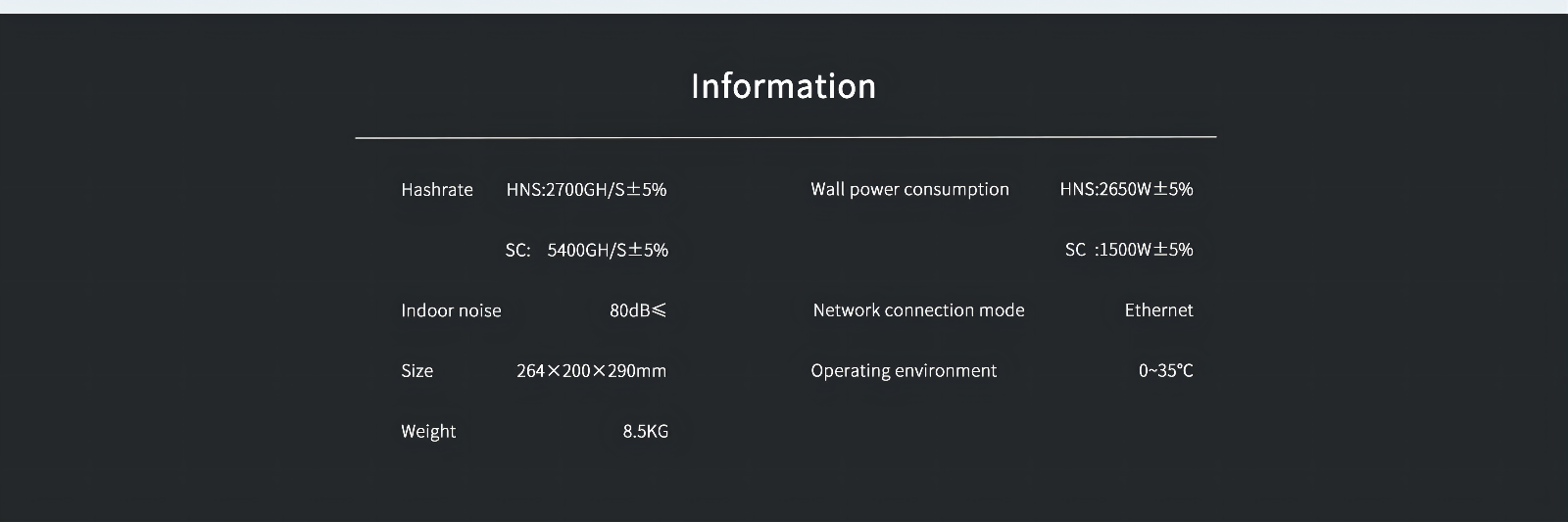Goldshell HS5 HNS Blake2B 2700GH SC 5400Gh Asic Miner Crypto Mining Machine 4