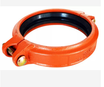 China ANSI Standard DN200 Ductile Iron Grooved Pipe Fittings Coupling factory