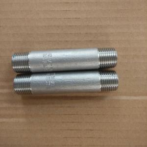 China Acid Pickling Sch 80 DN6 ASTM A733 Carbon Steel Nipple factory