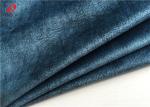 Sofa Curtain 100% Polyester Knitted Fabric , Velour Upholstery Fabric Eco