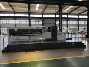China Corrugated Paper Cutting Machine 4600 Sheets/H Flatbed Die Cutting CE Approved factory