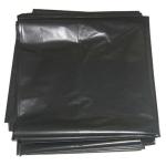 Black PLA Compostable / Biodegradable Plastic Garbage Bags Heat Sealing Type