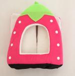 Hot Style Cute Pet Strawberry Cat Bed Warm Dog