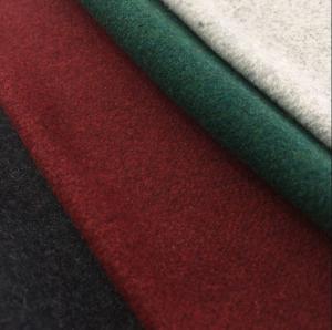 China 100% Wool Dralon Fabric 820G 1.5m White Cotton Polyester Blend Fabric factory