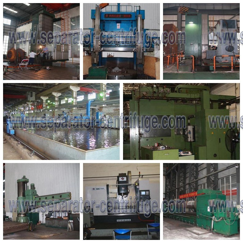 Vertical Bowl Rotary Centrifuge Disc Stack Centrifuges Oil Water Separator Filter