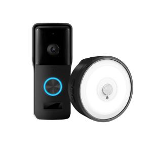 China Outdoor Battery Wi-Fi Video Doorbell Camera with PIR Night Light Door Chime(WF005-708BD) factory