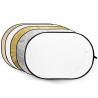 Buy cheap 5 in 1 Multi Collapsible Disc Photo Reflector RFT-06 gold,silver,soft,white from wholesalers