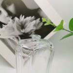 Flat Shoulder Clear Glass Perfume Spray Bottles 30ml 50ml 100ml