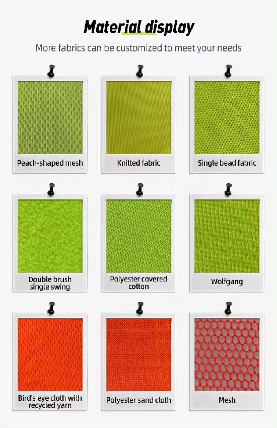 Strip Mesh Fabric Construction Security Safety Reflective Vest