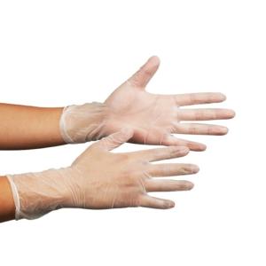China Powder Free Disposable Vinyl / PVC Cleanroom Gloves In Bulk factory