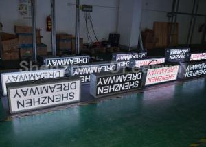 China Waterproof 4g Wireless Taxi LED Display Sign P5 Two Sides 1.6mm Thickness PCB 600W factory