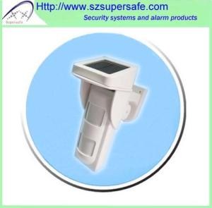 China Wireless Solar Powered Outdoor PIR Detector factory