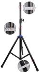 Commercial Metal Stage Stand , Heavy Duty Tripod Base Speaker Stand DPS001M