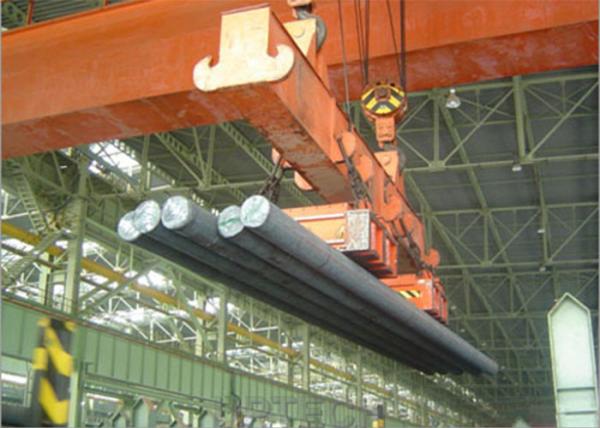 Handling Round Steels Electric Lifting Magnets , Magnetic Sheet Lifter