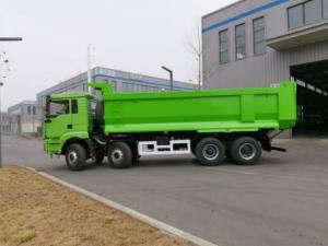 China SHACMAN H3000 Tipper Truck 8x4 380 EuroII Green factory
