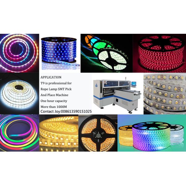 Rope Lamp PCB Mounting Machine 100m Nonstop LED Strip Light Making Machine
