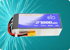 China 22.2V 27000mAh Drone Battery 100A Peak Discharge 200 Cycles factory