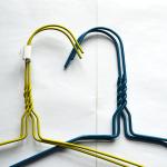 Durable Iron Galvanized 16'' Steel Wire Hangers
