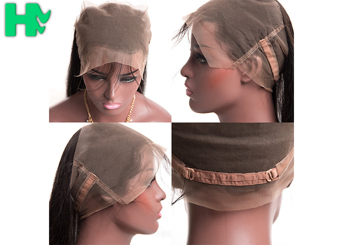 360 Frontal Lace Human Hair Closure Virgin Unprocessed Hair 10-22 Inch