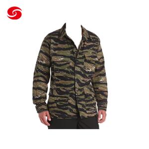 China Army Military Tiger Strap Camouflage Combat Bdu Clothing Tactical Uniform factory