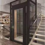 Classic Small Residential Home Villa Elevator 13 Persons Mirror Stainless Steel