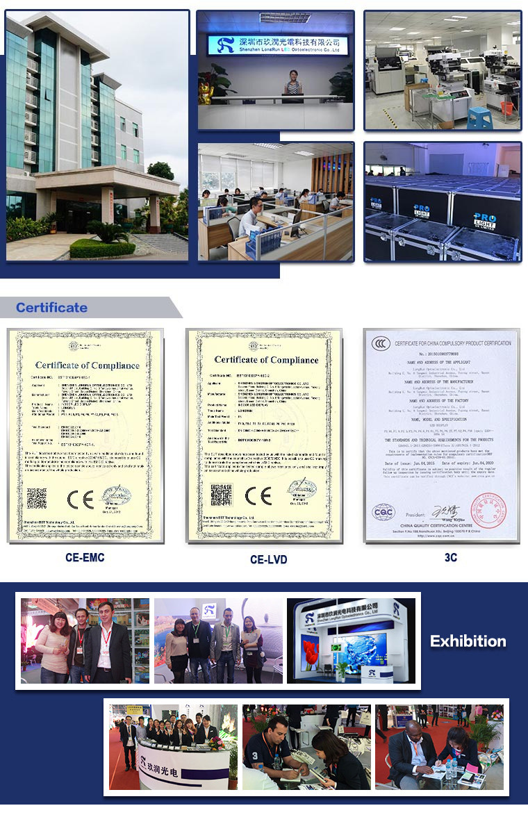 Advertising Use Outdoor Rental LED Display P3.91 With High Contrast Color