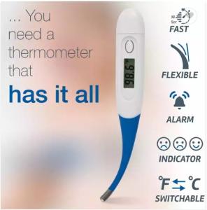 China LCD Display Fast 2 Seconds Test Baby Digital Temperature Thermometer Electric Plastic OEM factory