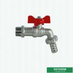 Light Weight Original Brass Color Brass Ball Bibcock Brass Tap Customized Brand