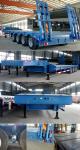 Heavy Mechanical Suspension Lowboy Semi Trailer 100 Ton 4/6 Axles for Equipment