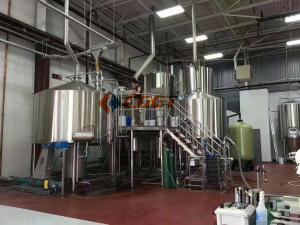China 3 Vessel Craft Beer Making Equipment Steam Heating 15bbl Brewhouse System factory