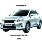 Front Bumper Vehicle Spare Parts For Lexus RX350 2009 Upgrade To 2012 To 2015