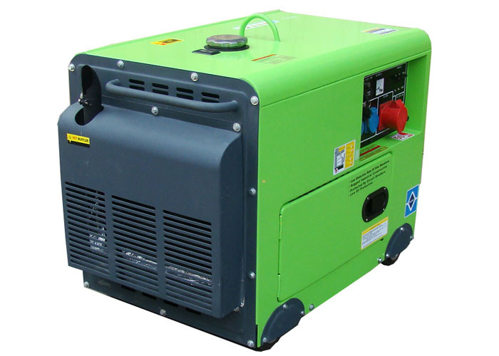 Mobile Silent Diesel Generator Portable Electric Generator 6kv Hand Start