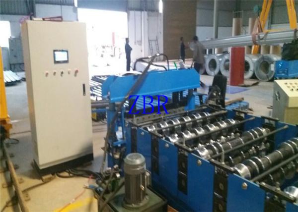 Cold Joint Hidden Roof Making Machine 3 Ton 18mm Side Wall Thickness