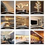 5V 8mm 3000K 120leds High Brightness IP65 Waterproof Flexible SMD2835 LED Strip