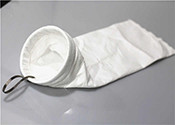 low Temperature filter Custom Polyester Felt Filter Bag , 10 Micron Filter Sock Anti Acid