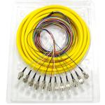 0.9mm 12F Fiber Optic Pigtail Splicing LSZH Fiber Breakout Cable
