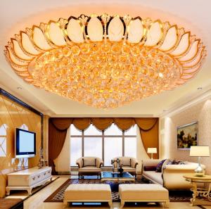 China JYL-SJ004 Nordic Antique 40*20cm / 60*23cm E14 Crystal LED Ceiling Light factory