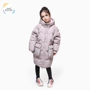 China Bulk Kids Clothing Breathable Windproof 4T Down Filled Clothes Winter Long Fancy Girls Kids Coat factory