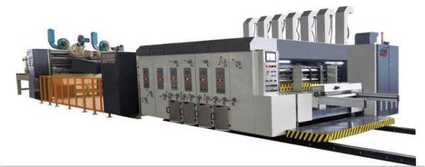 Heavy Duty Printing Slotting Die Cutting Machine Electric Drive Paper Sizes