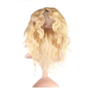China 613 Blonde 360 Lace Front Closure Wigs Grade 7A With Ajustable Elastic Band factory