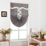 European style high-end grey Roman blinds bracket modern simple Customized