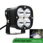 China Factory Auto Led Workligh 40W Off Road Led Driving Work Light For Trucks