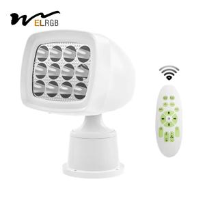 China 60w Marine Searchlight 50M Remote Control Marine Spotlight White factory