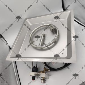 China Customizable Outdoor Rectangle Gas Firepit Burner Indoor factory